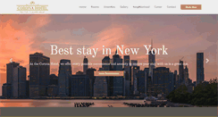 Desktop Screenshot of coronahotelny.com